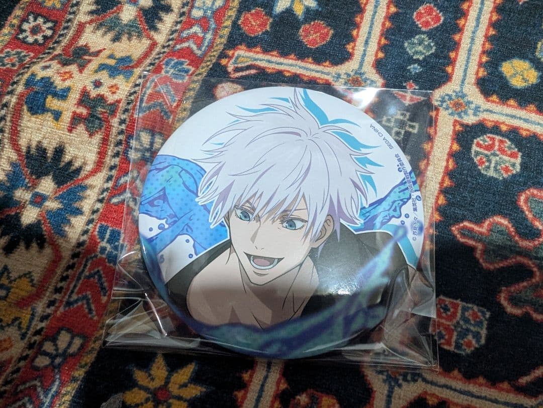 セガラッキーくじ 呪術廻戦 SPLASH×BATTLE 缶バッジ 五条悟