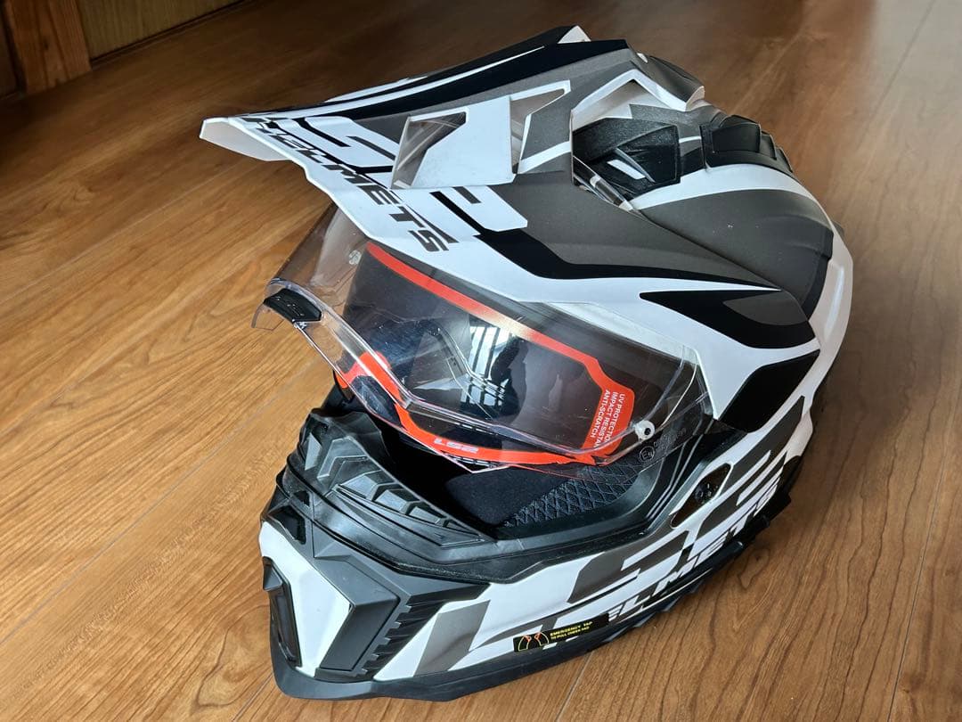 LS2 ヘルメット インナーバイザー付き Mサイズ MX701(2022モデル)