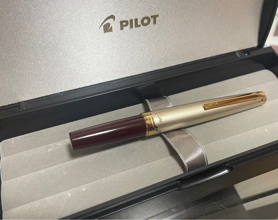 PILOT 万年筆　エリート95s　ディープレッド　ペン先EF（極細）