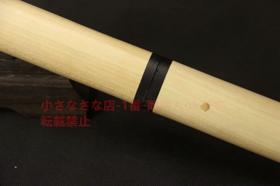 26寸白木牛角唐剣 武具　刀装具　日本刀　模造刀   居合刀 古兵器