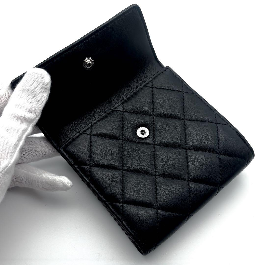 超極美品✨国内正規品】シャネル 財布 マトラッセ Wホック 二つ折