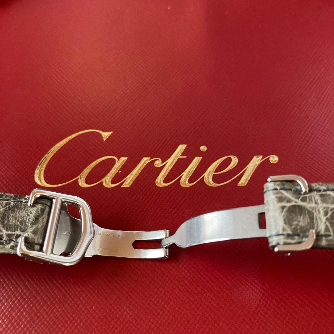 カルティエ ロードスター SM用 レザーベルト & Dバックル カルティエ