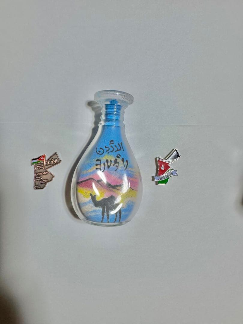 EXPO 2025 砂のアート 置物 万博 ヨルダン館サンドアート 万博があるからこそ」砂の芸術家は語る 父の作品に出会え