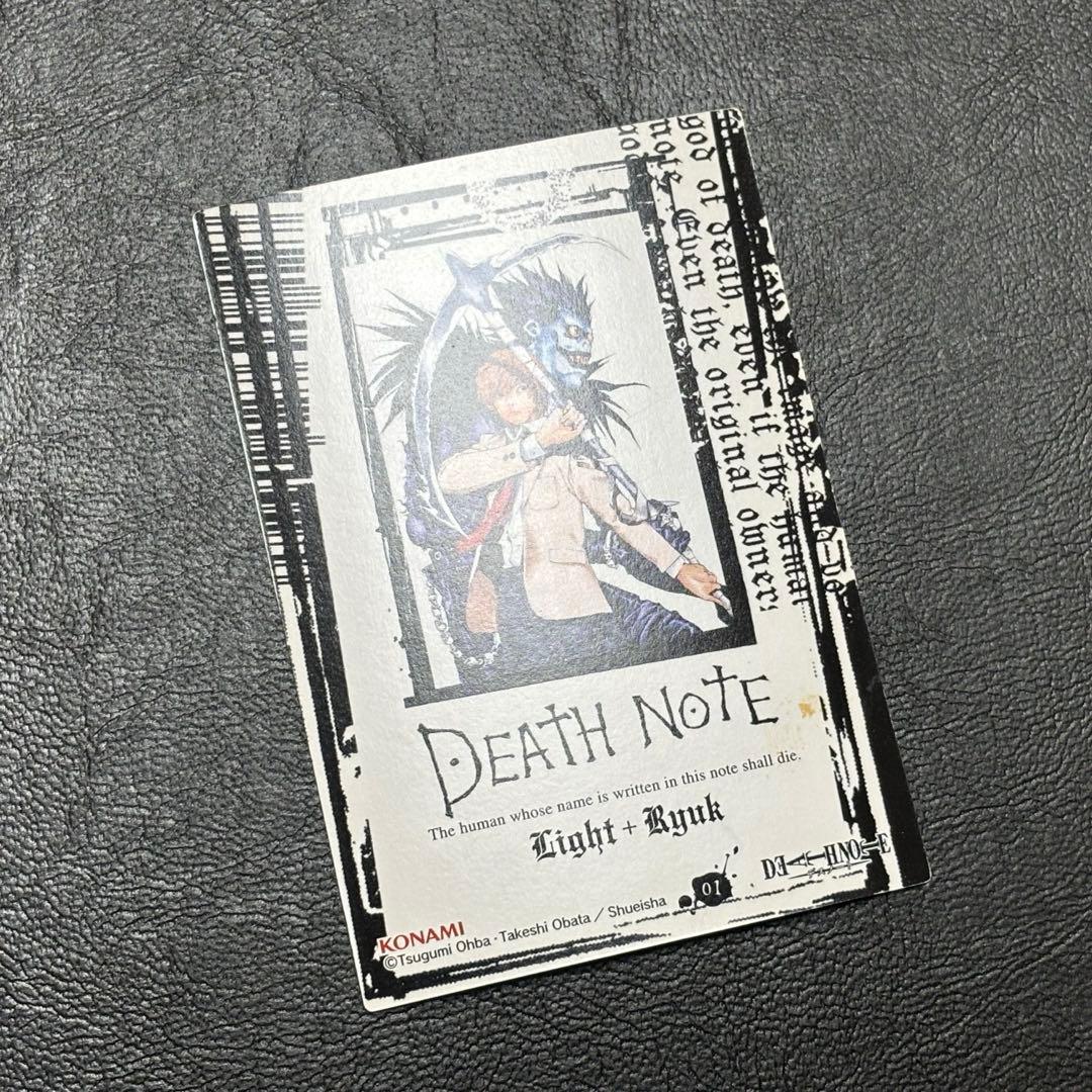 DEATH NOTE カード 　デスノート　01 スペシャルレアカード