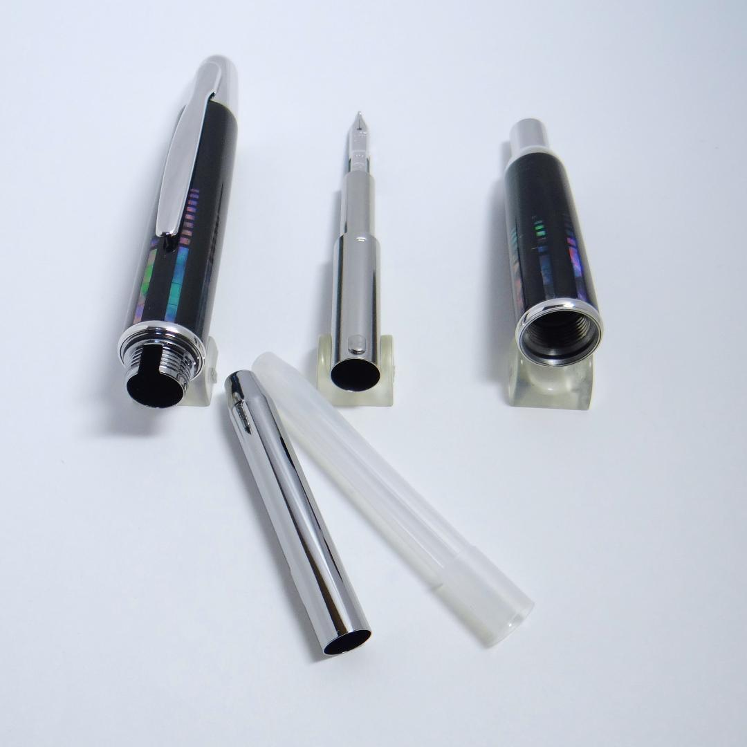 【極美】パイロット 螺鈿キャップレス万年筆 PILOT RADEN URUSHI