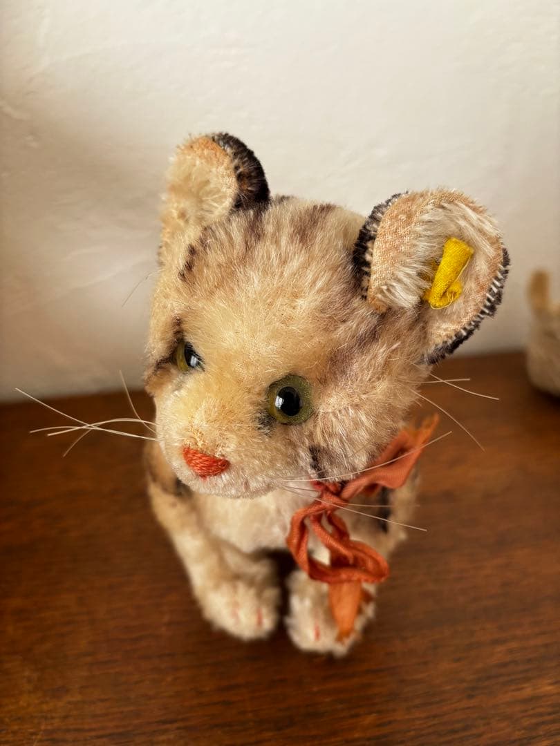 オランダ 蚤の市 シュタイフ 猫 ぬいぐるみ - メルカリ