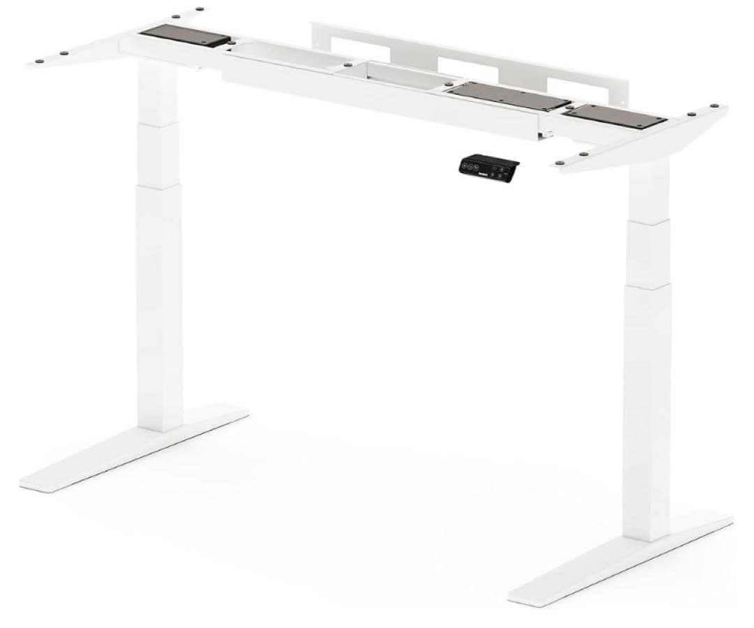 FLEXISPOT スタンディングデスク 電動式昇降デスク ホワイトE7W - メルカリ