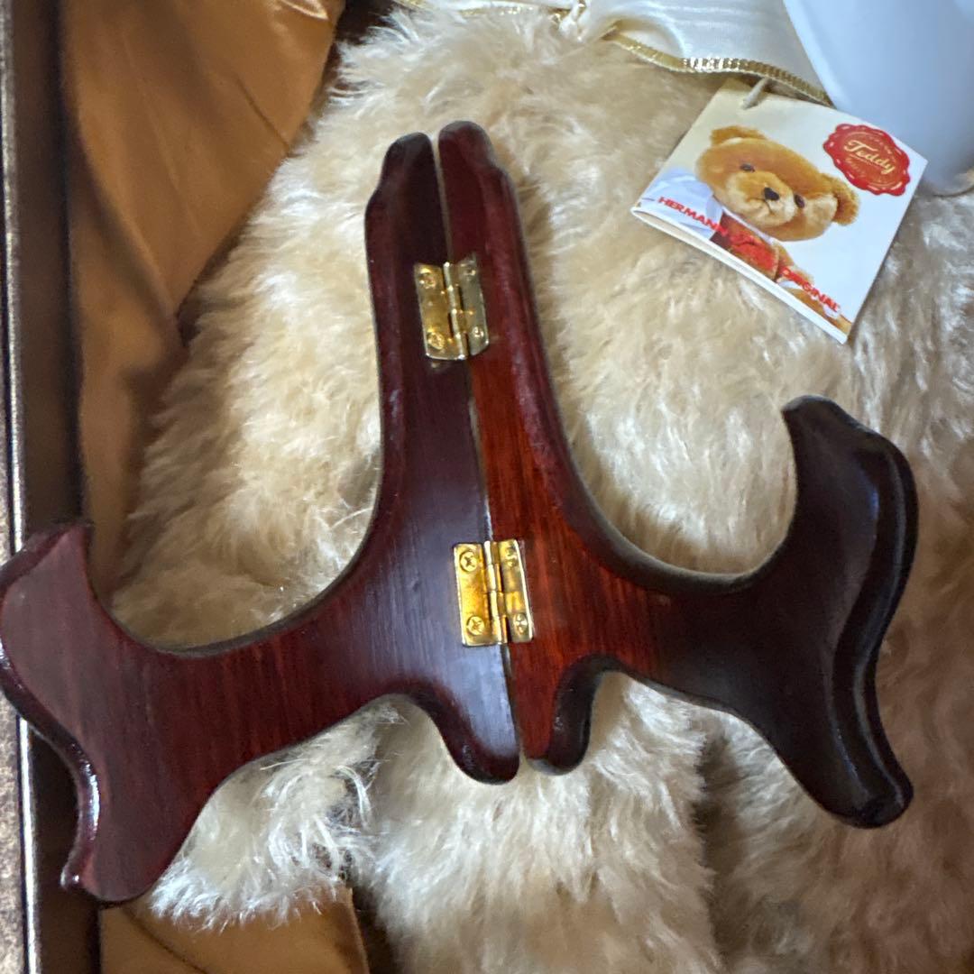 ハーマン テディベア 100th アニバーサリー ベア＆プレート セット