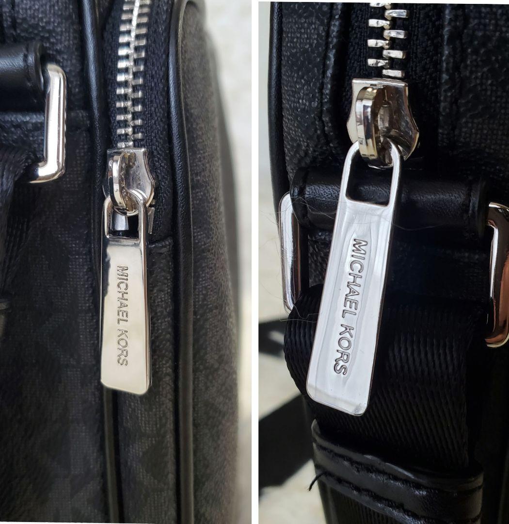 【美品】MICHAEL KORS ショルダーバッグ MKロゴ シグネチャー 黒