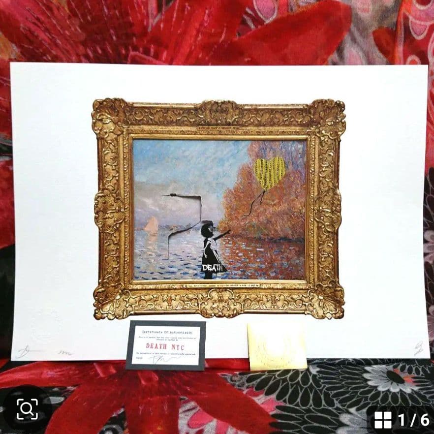 death nyc 世界限定100枚 バンクシー 草間彌生 - メルカリ