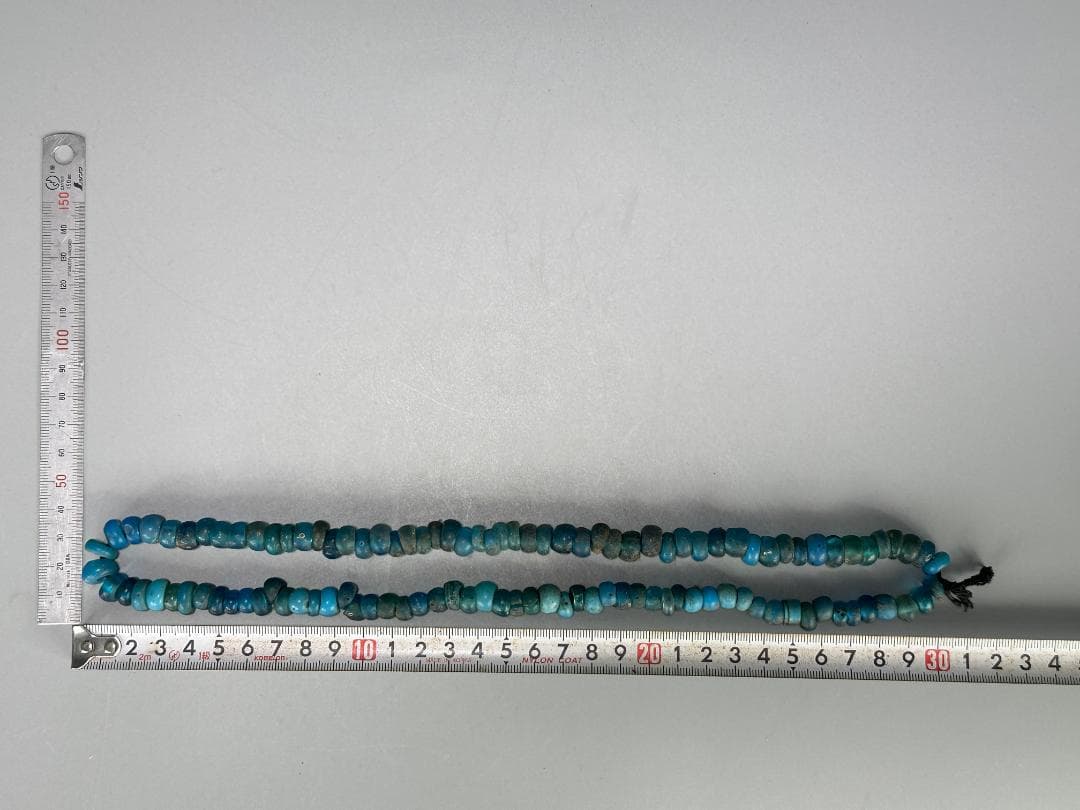 アイヌ美術 タマサイ 首飾り 念珠 アイヌ 時代品 とんぼ玉 ガラス玉