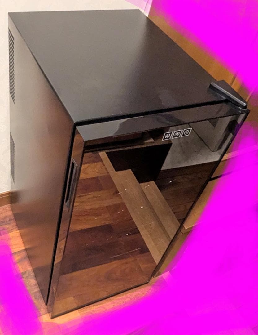 ワインセラー 32本 家庭用 ペルチェ方式 78L ブラック コンポジット