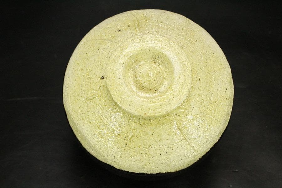 茶道具 楽入造 黒楽 抹茶茶碗 共箱 未使用(メ1365)