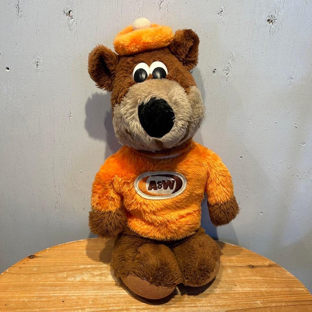 ルーティ A&w 沖縄 ハンバーガーショップ ぬいぐるみ くま ベア A&W
