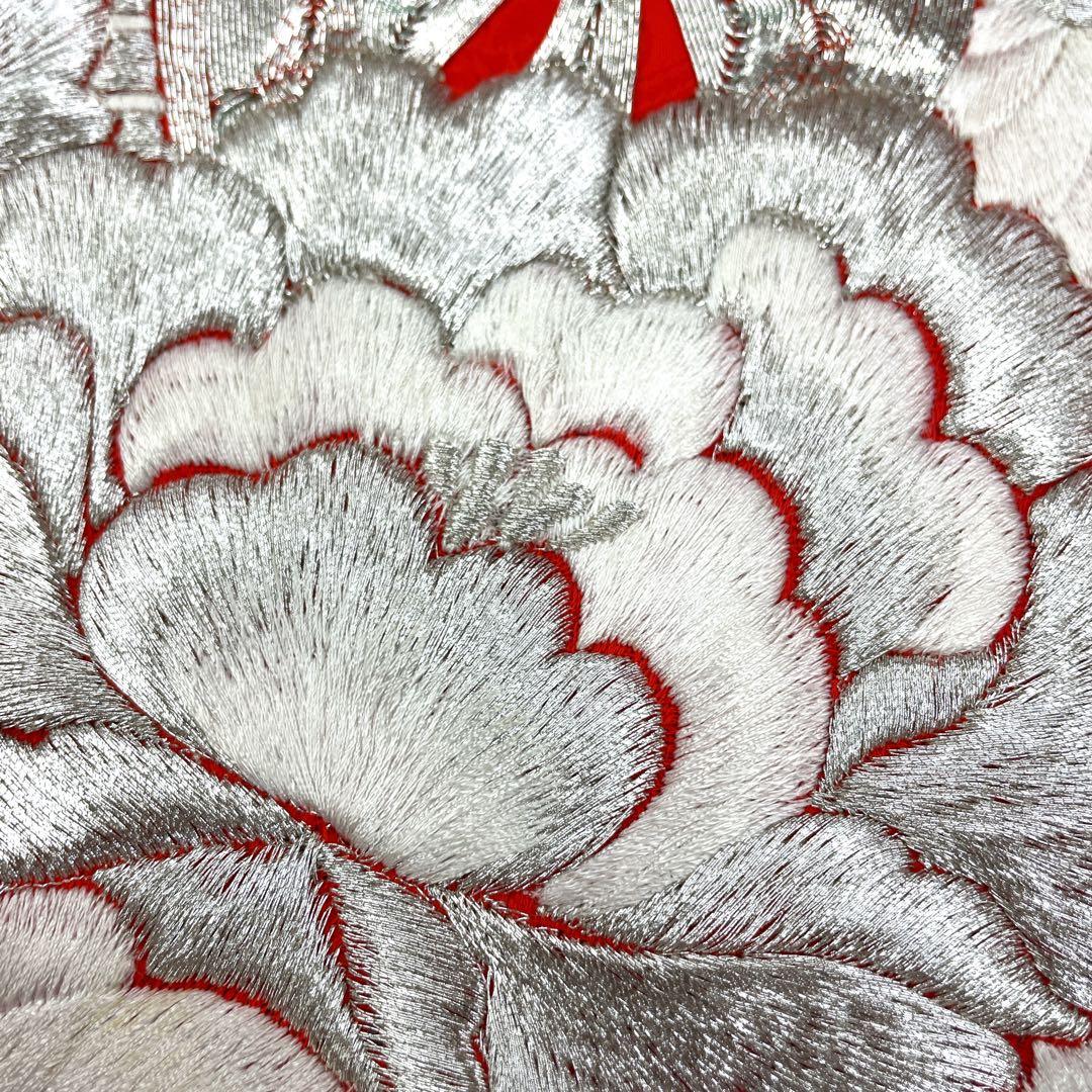 ◎mk-1250 引き振袖 お引きずり 婚礼衣装 銀駒刺繍 11-28