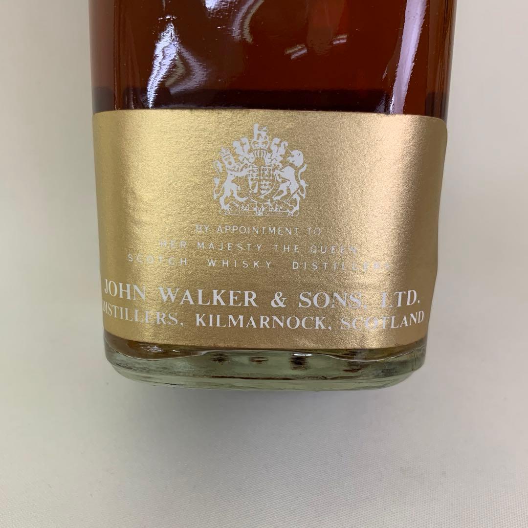 ジョニーウォーカー ブラックラベル 金キャップ 白紋章