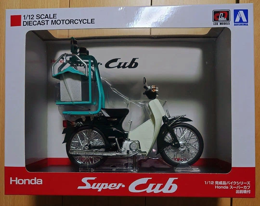HONDA スーパーカブ 出前機付 トピックス】「1/12 完成品バイク