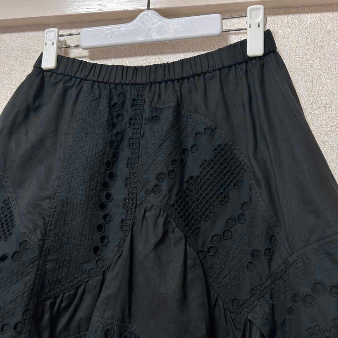 エイココンドウ　デザインスカート　Ｌ　アシンメトリー　バルーン 未使用【Ｅ2】