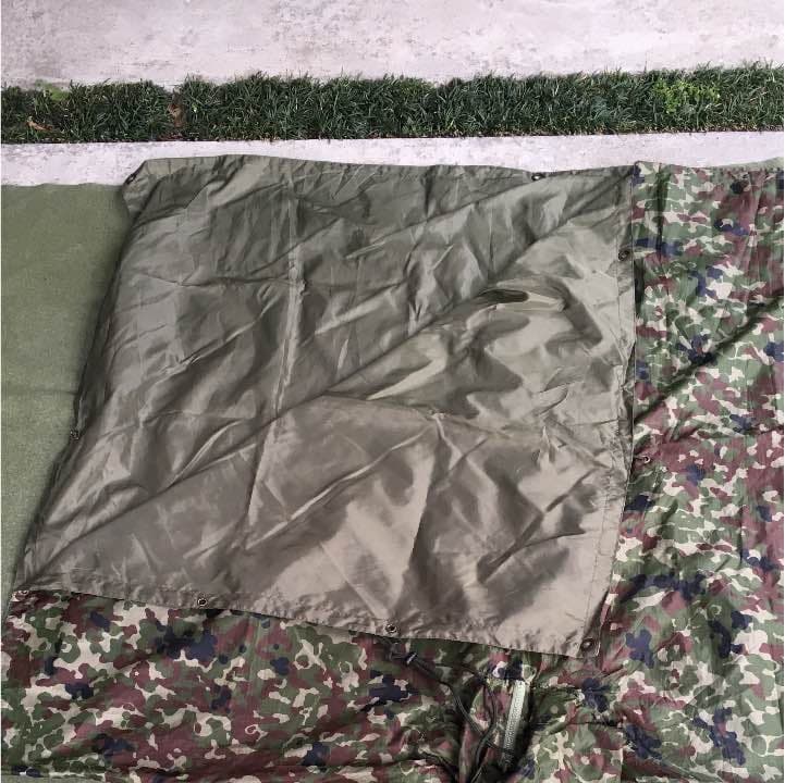 迷彩ポンチョ リバーシブル