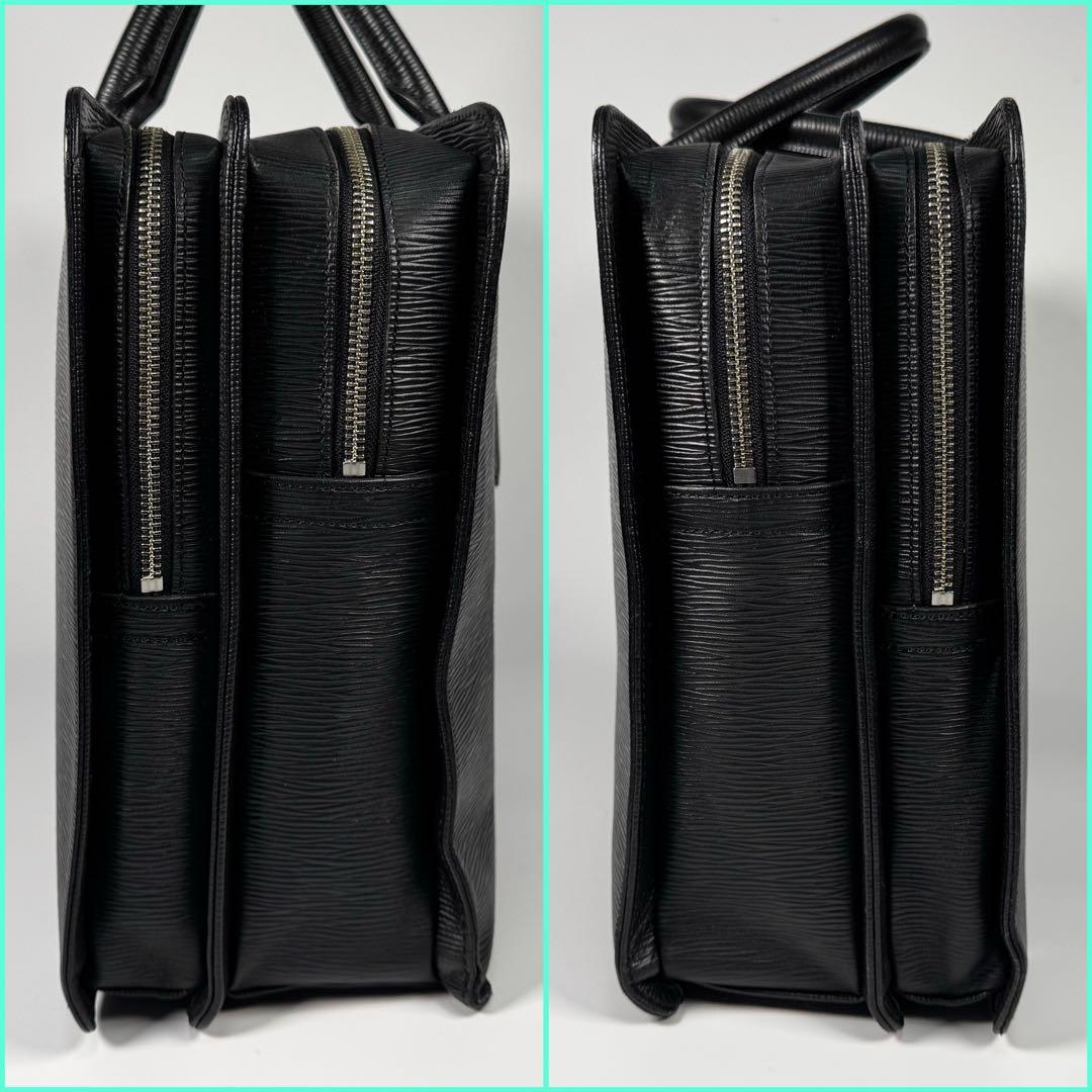 aniary アニアリ ウェーブレザー ビジネスバッグ ブリーフケース A4収納