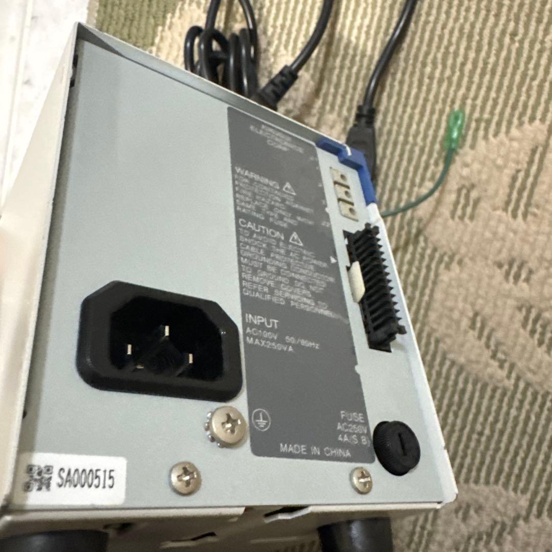 安定化電源【0〜350V, 0〜200mA】付属品追加 約3m2本線ケーブル