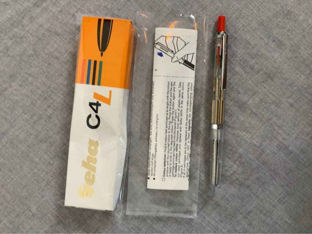 新品未使用品】geha c4l 振り子式 多機能ボールペン 4色 廃盤 廃番