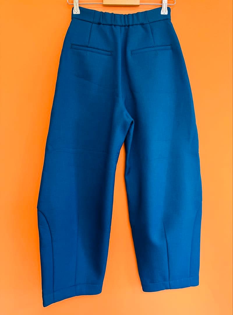 【タグ付き 未使用】UN3D. アーチコクーンパンツ/ブルーグリーン