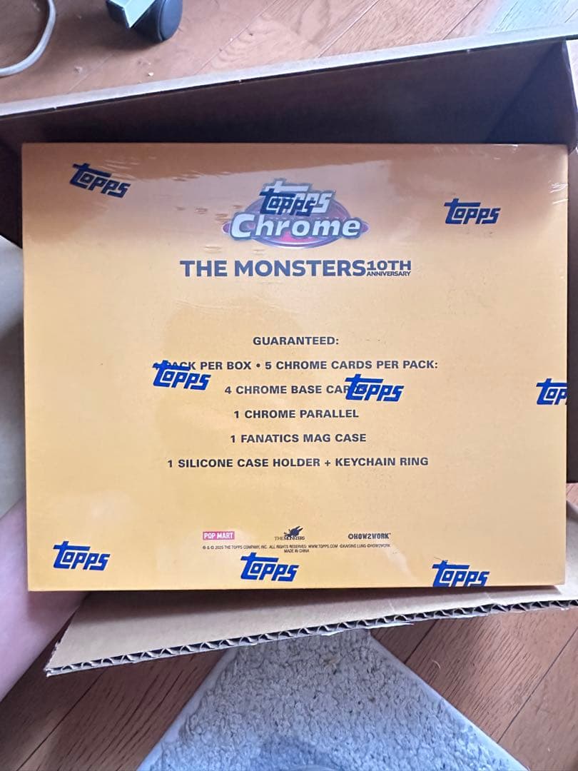 新品未開封 Topps Chrome 10周年記念ボック スラブブ. 3BOX