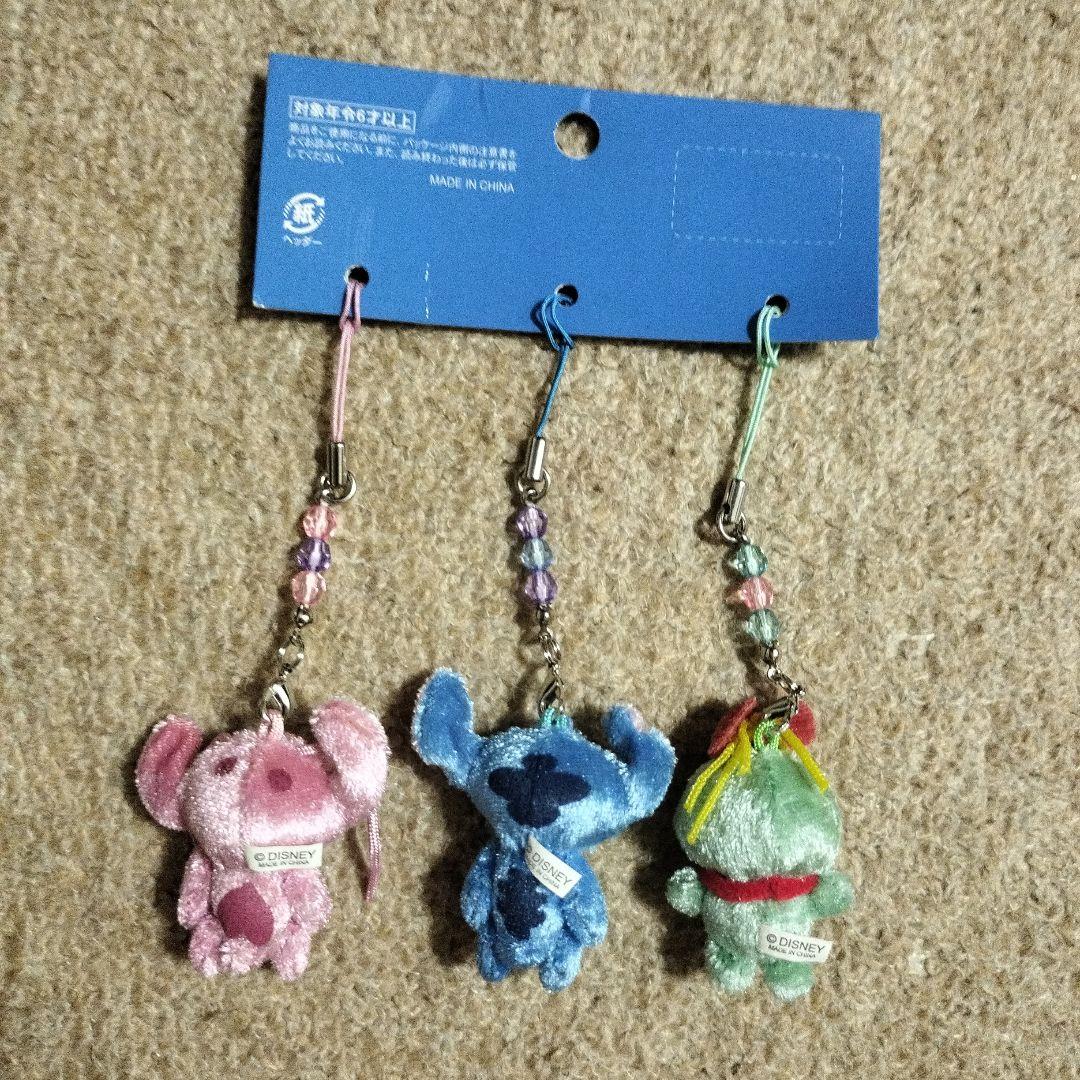 スティッチ　エンジェル 　スクランプ　ストラップ　東京ディズニーリゾート