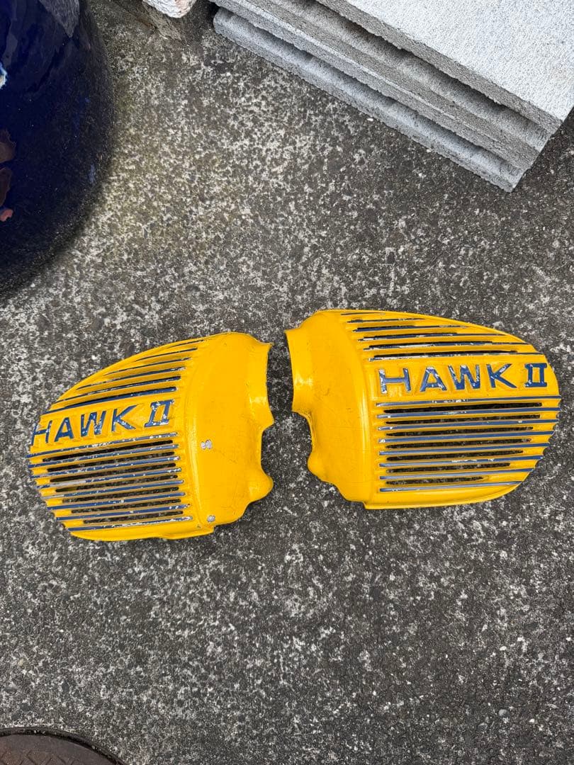 ホーク2 アルフィン クラッチカバーメッキセット