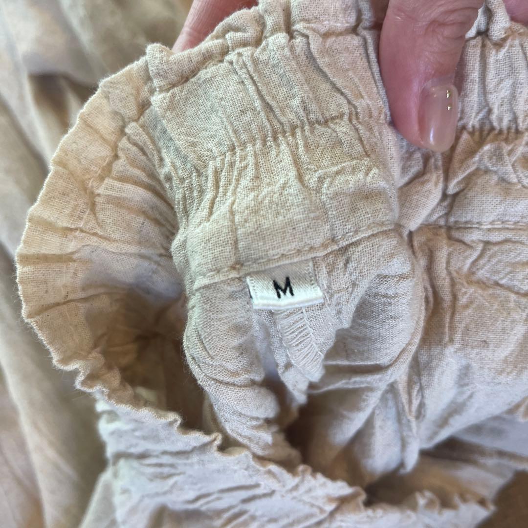 ヂェン先生の日常着　バルーンパンツ/ アイボリー