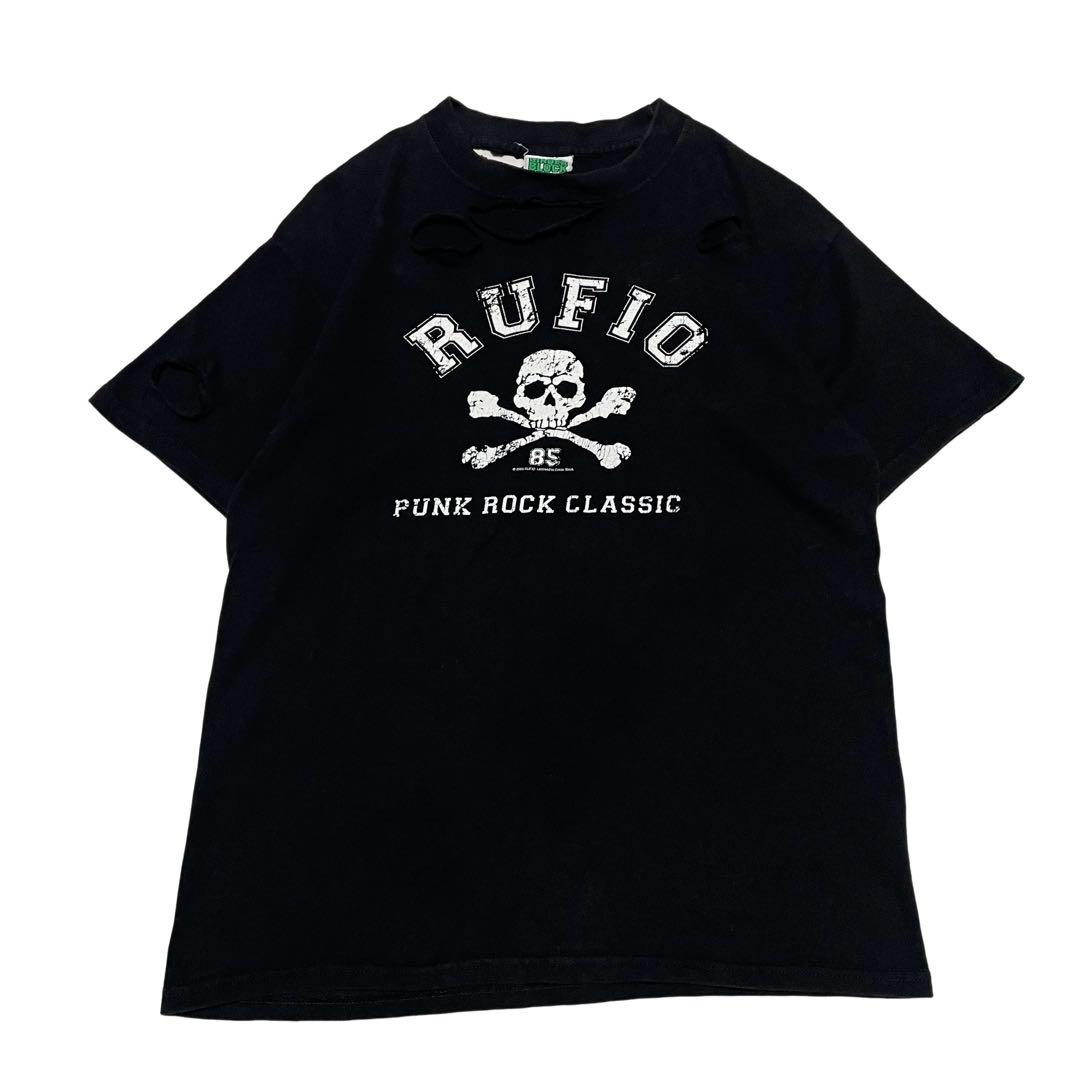 00s Rufio 襤褸 スカル バンドtシャツ グランジ パンク Y2K - メルカリ