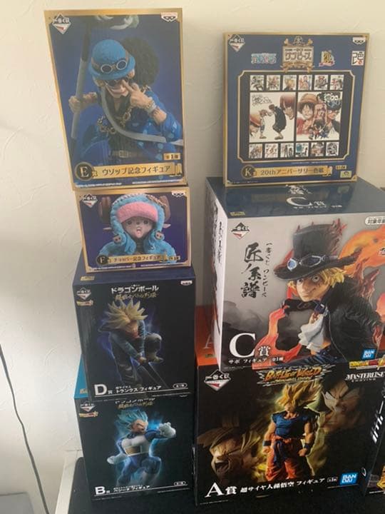 ワンピース　ドラゴンボール　フィギアセット