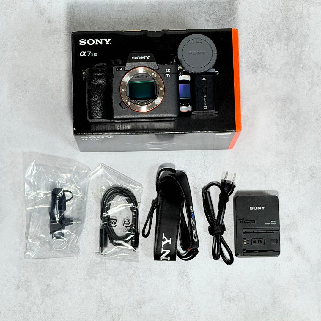 美品】SONY α7S III ILCE-7SM3 シャッター回数744