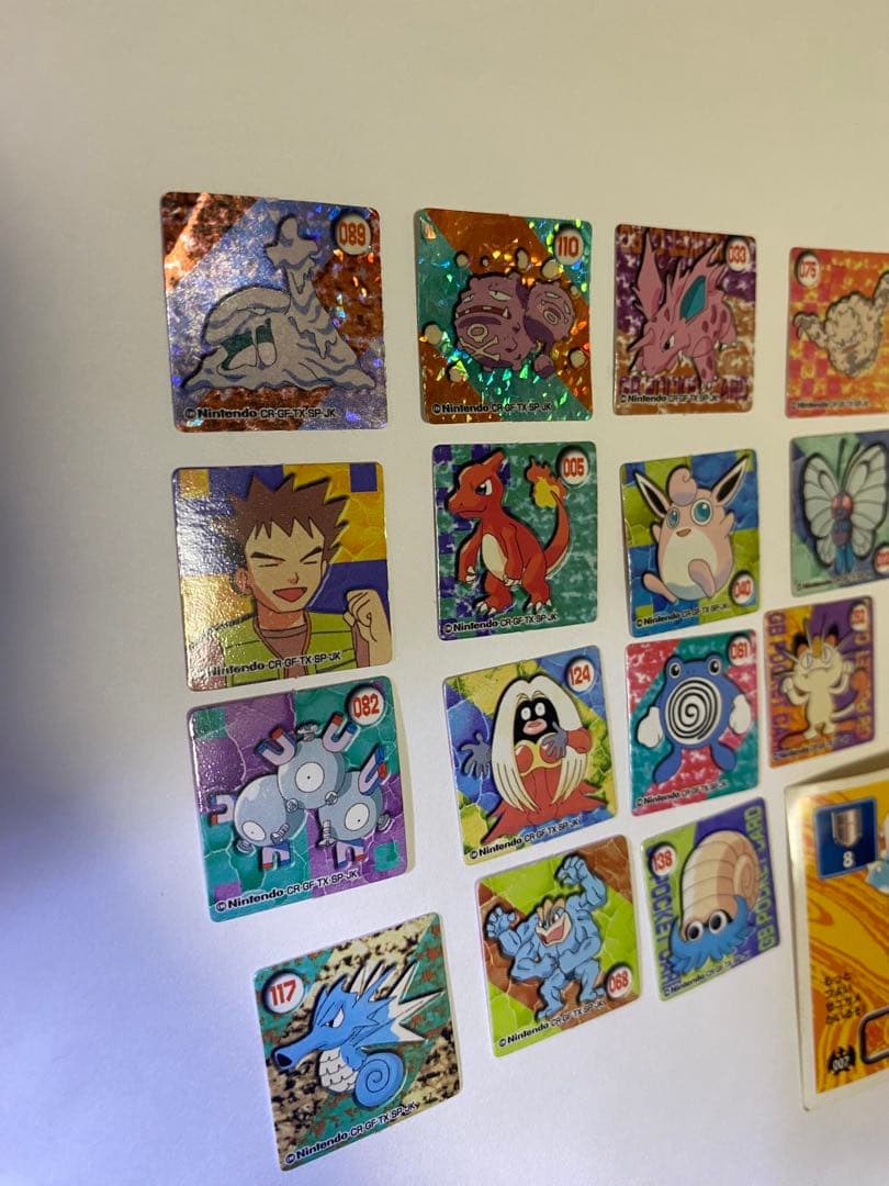 ポケモン ブロスカード ミニカードシール他 19枚セット - メルカリ