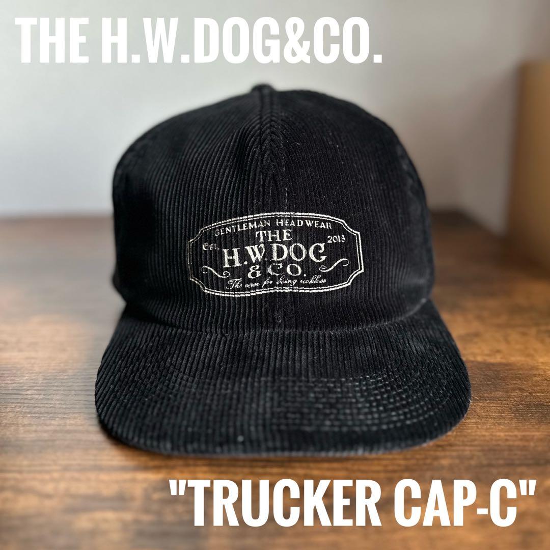 THE H.W.DOG&CO. TRUCKER CAP-C Black