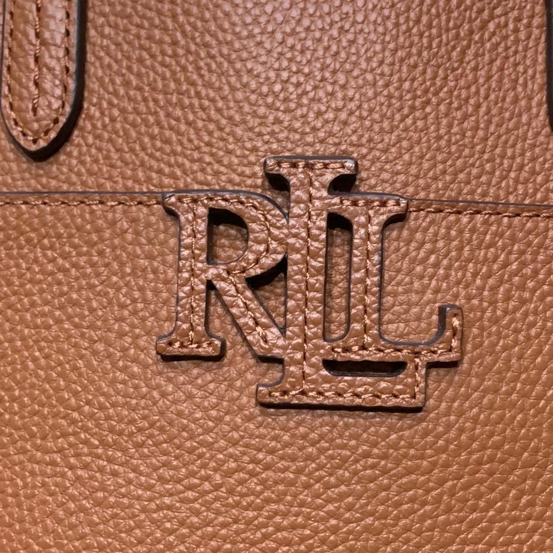未使用級✨ローレンラルフローレン ペプルド Cameryn 2way ブラウン