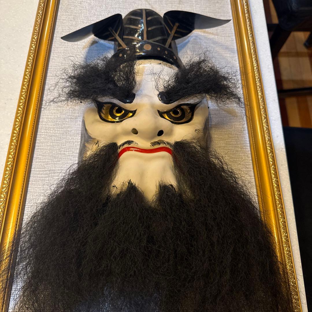 神楽面 日下義明作 石見神楽 広島神楽 神楽面 姫 神楽面 鬼 面（神楽