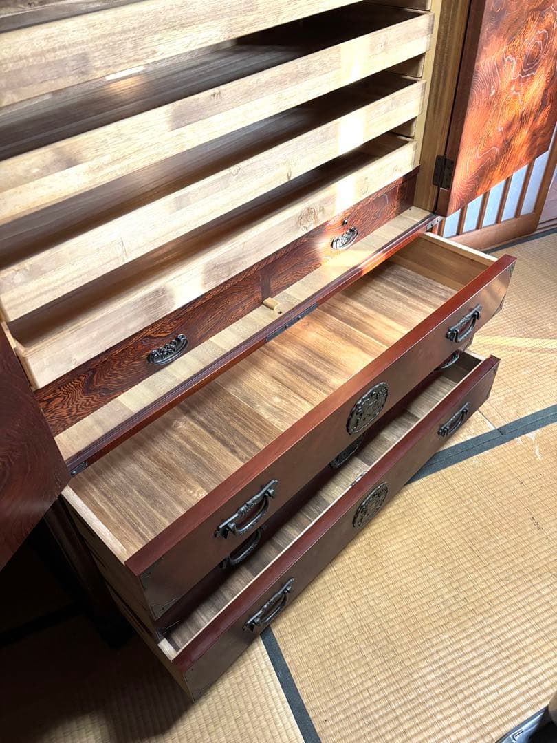 和箪笥 着物収納 桐箪笥 大型 日本製 婚礼家具 和モダン 古民家