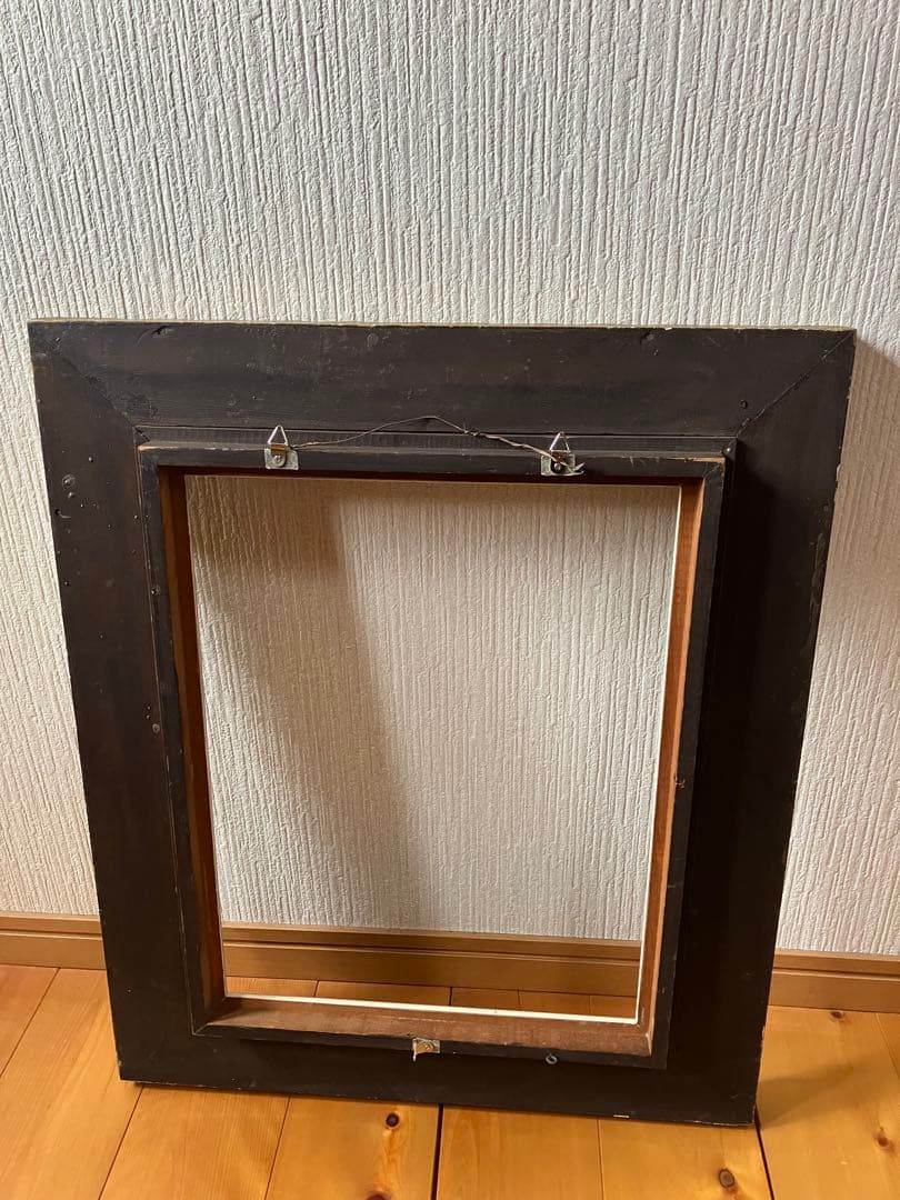 アンティーク 額縁&羽のオブジェ