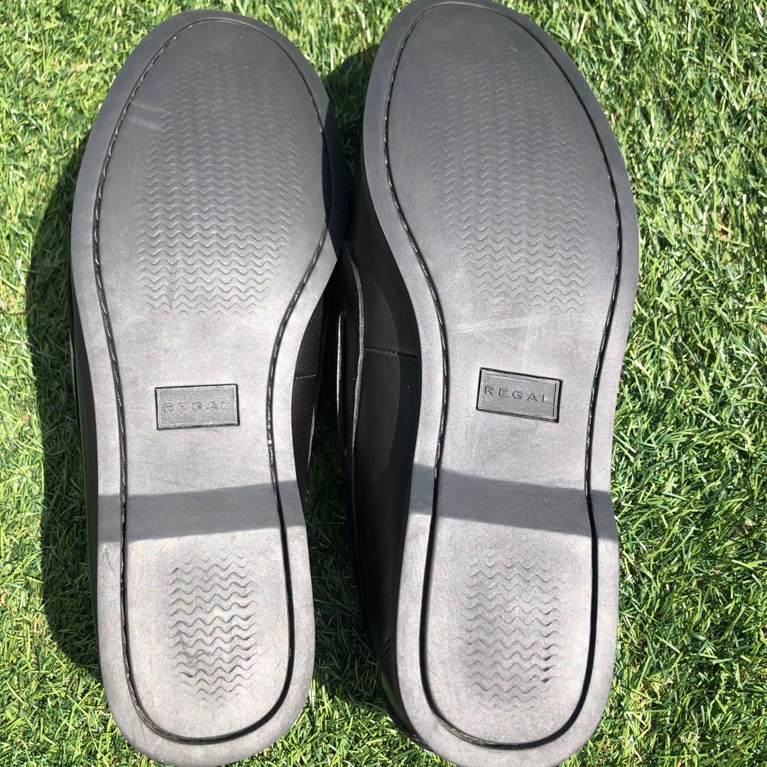 「美品！」REGAL モカシンシューズ定価23,100円　ブラックレザー　箱無し