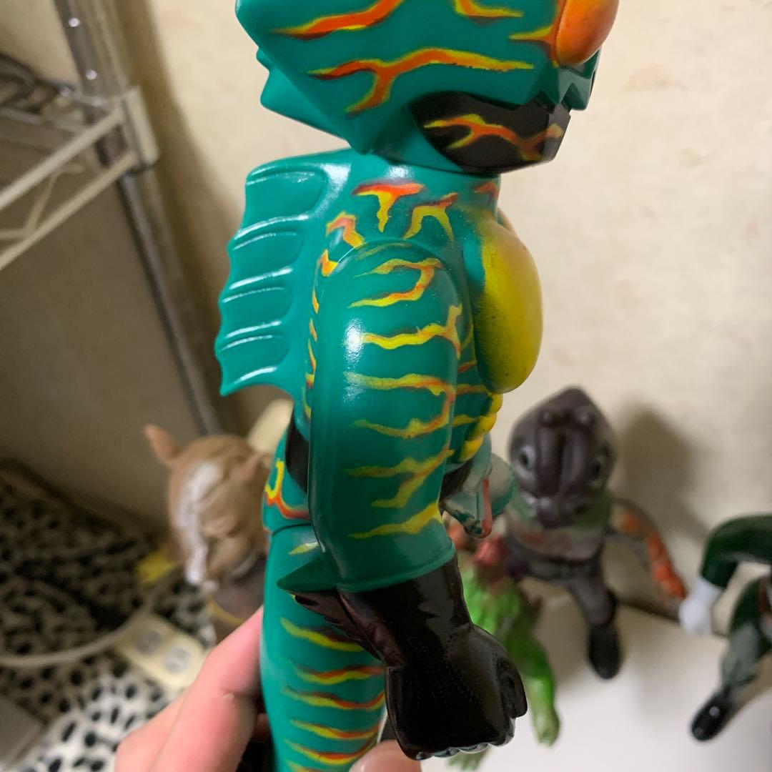 旧バンダイ　仮面ライダーアマゾン　ソフビ