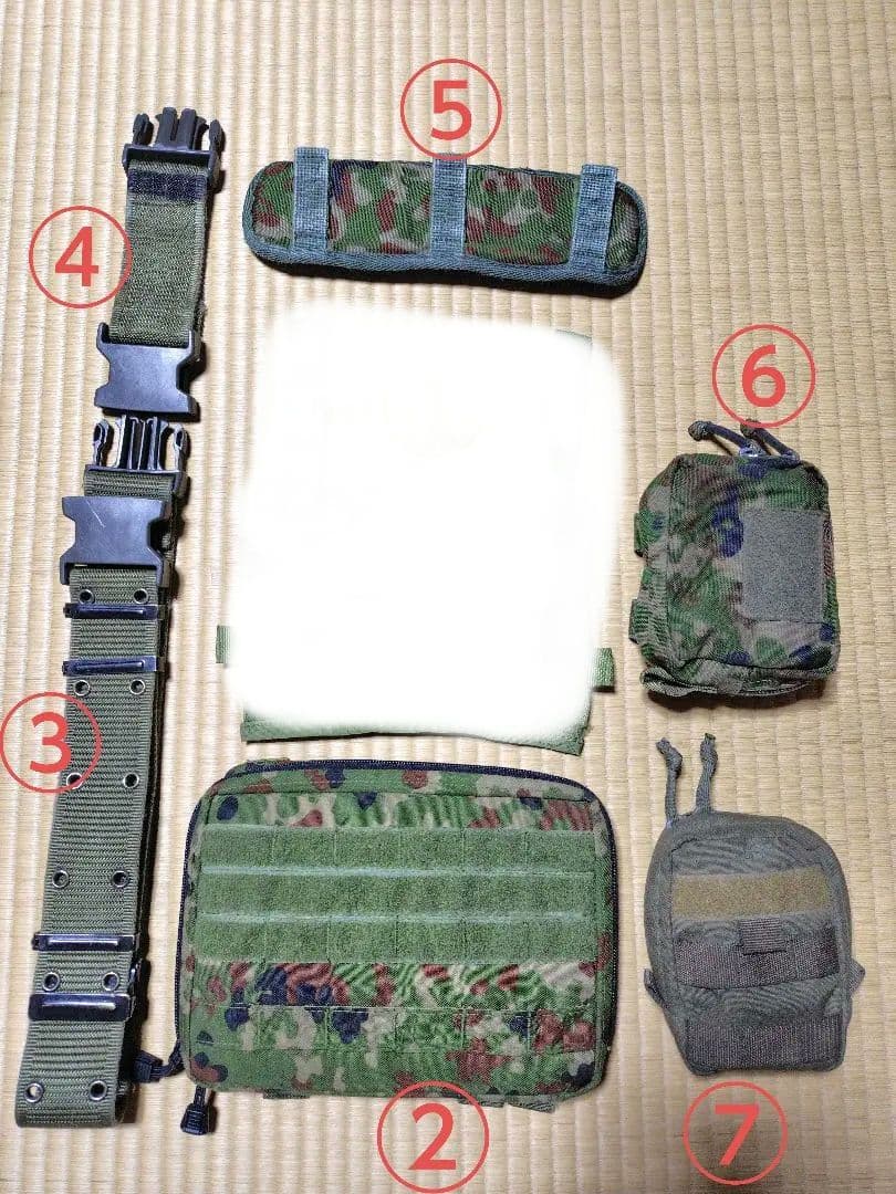 プレートキャリア用アーマープレート タングステン鋼板2枚組