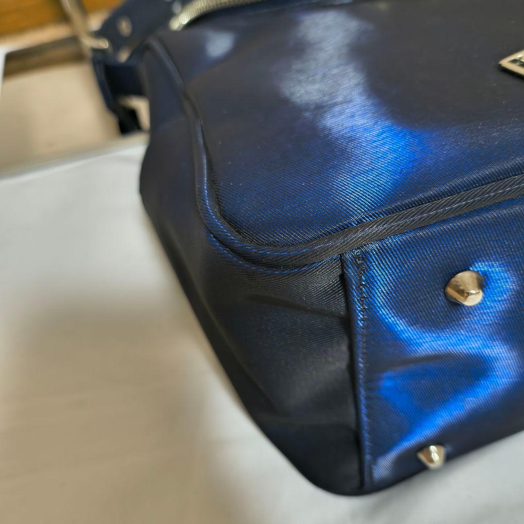 Jean Paul Gaultier ネイビー ハンドバッグ 玉虫色