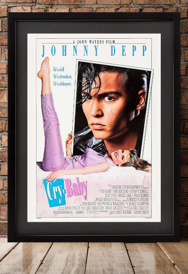US版ポスター『クライ・ベイビー』（Cry-Baby）☆ジョニー・デップ