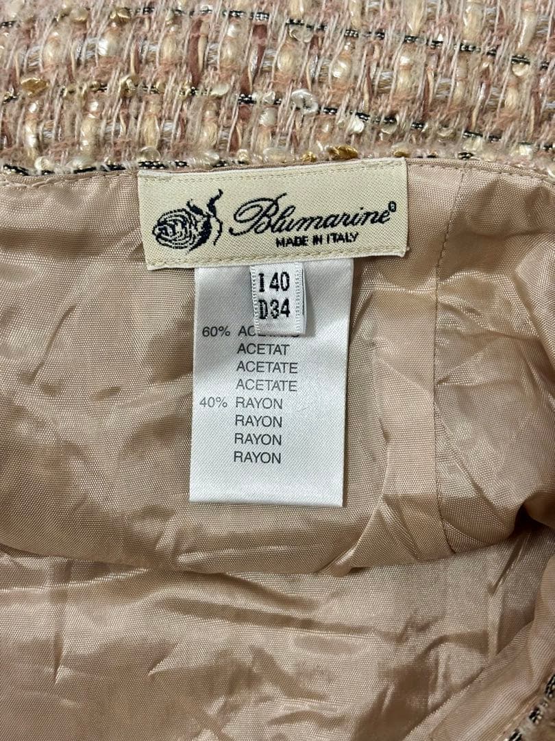 BLUMARINE ツイード タイトスカート ひざ丈