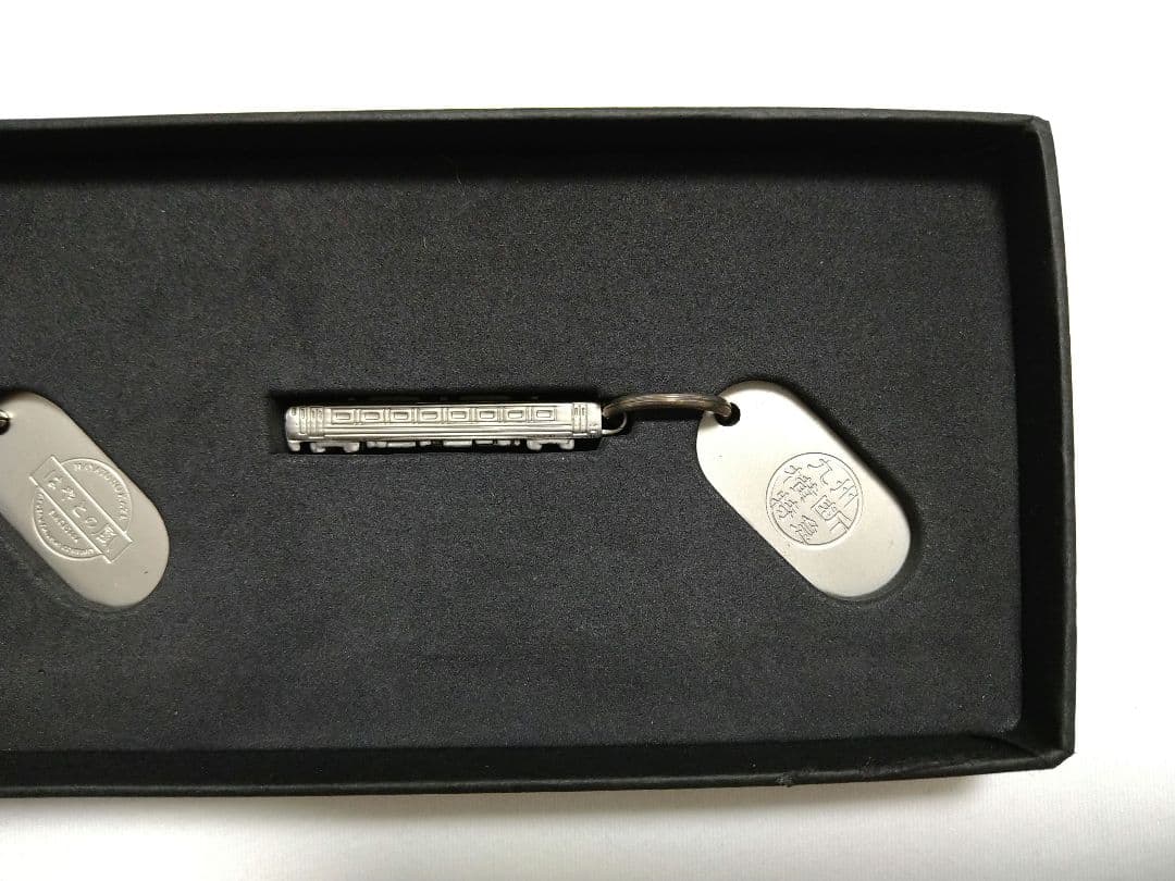 JR九州20周年　キーホルダー型ミニチュアトレイン