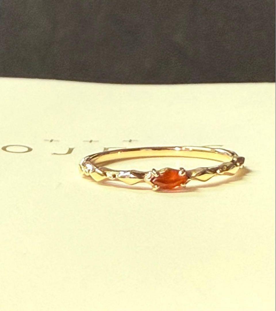 【NOJESS】K10マーキスカーネリアンリング