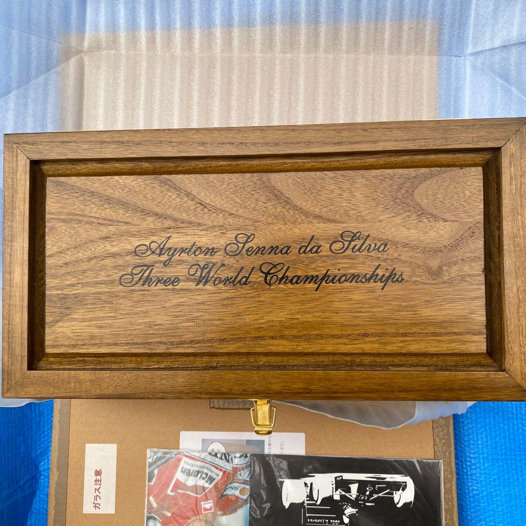 新品！超希少！世界1,000体限定 アイルトンセナ ブロンズ像 69/1000