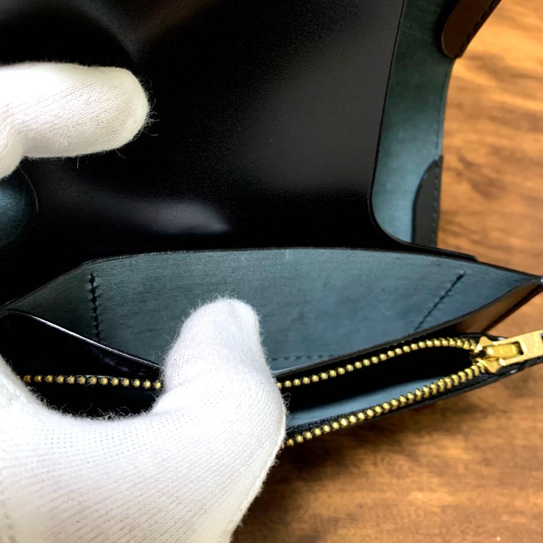 トラッカーウォレット　ミドル　新喜皮革　フルコードバン